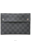 Damier Graphite Alpha Triple Pouch Clutch N60255 - LOUIS VUITTON - BALAAN 4