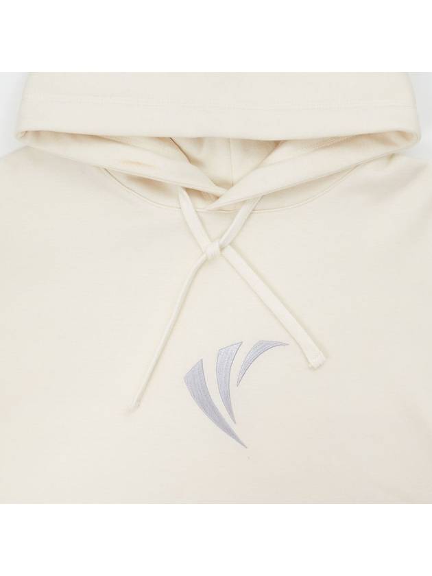 Big Logo Relaxed Fit Special Wool Hoodie Light Beige - CETO - BALAAN 4