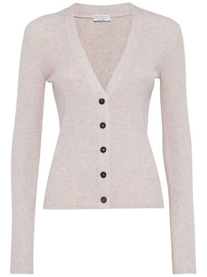 ribbed knit cardigan M9A822206C9614 - BRUNELLO CUCINELLI - BALAAN 2