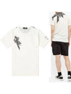 Shadow Project Logo Frozen Short Sleeve T-Shirt White - STONE ISLAND - BALAAN 8