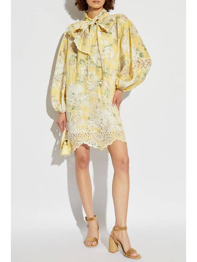 Zimmermann Dress With Floral Pattern, Women's, Yellow - ZIMMERMANN - BALAAN 2