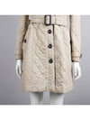 Quilted trench coat - BURBERRY - BALAAN 5