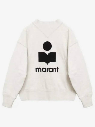 Moby Logo Print Sweatshirt Ecru - ISABEL MARANT - BALAAN 2