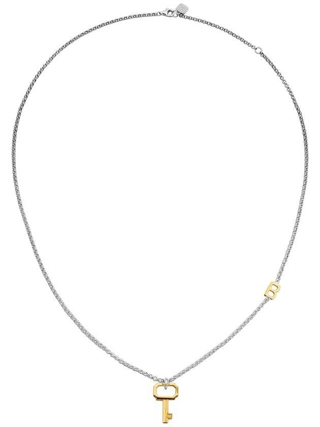 BB Love Key Italian chain necklace two tone combination - BE/GINS - BALAAN 1