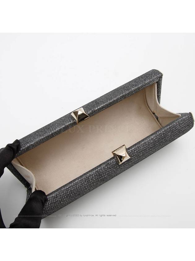 Pearl gray evening clutch bag 1239hva - JIMMY CHOO - BALAAN 8