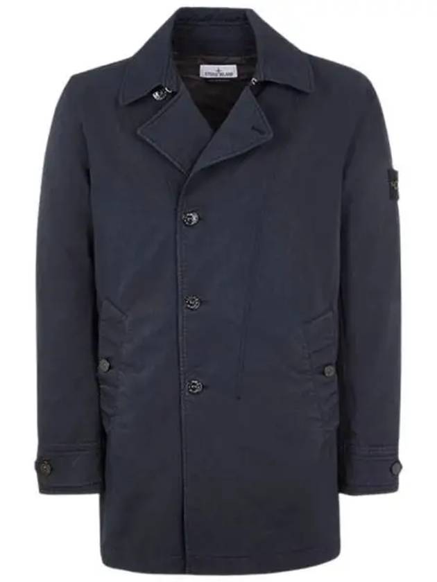 Wappen Patch Single Breasted Jacket Navy - STONE ISLAND - BALAAN 2