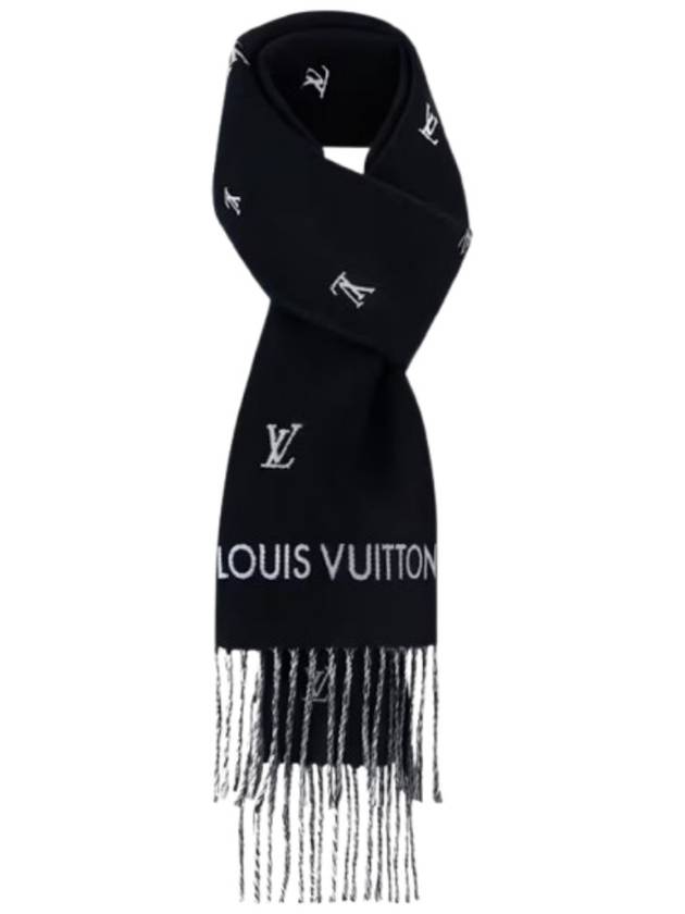 LV Blason Scarf Black - LOUIS VUITTON - BALAAN 6