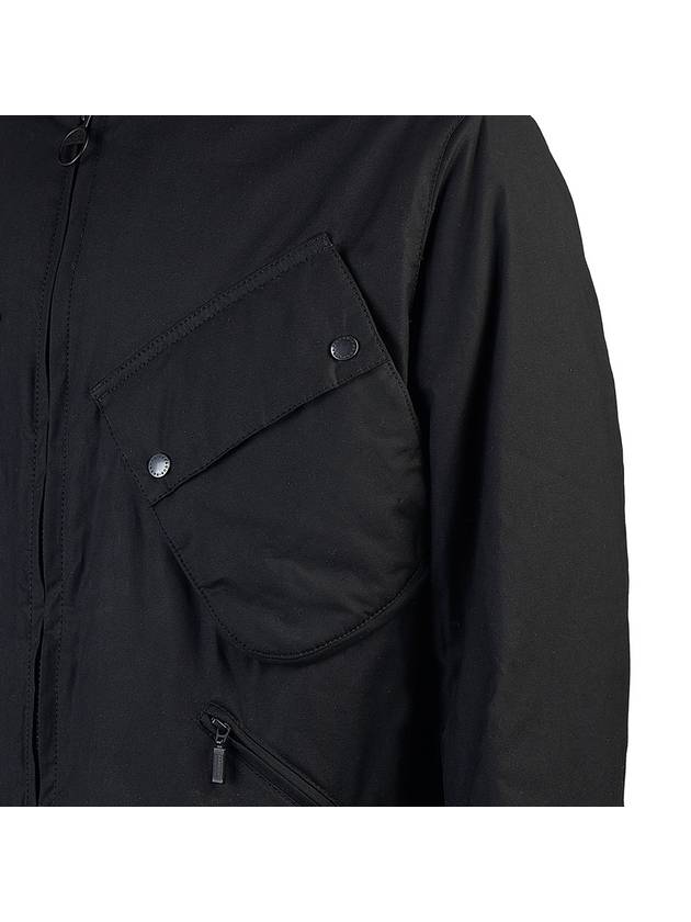 Harlem Wax Jacket Black - BARBOUR - BALAAN 6