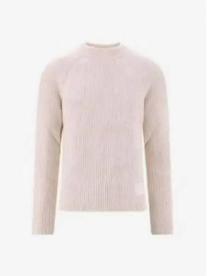 Logo Patch Basic Knit Top Powder Pink - AMI - BALAAN 2