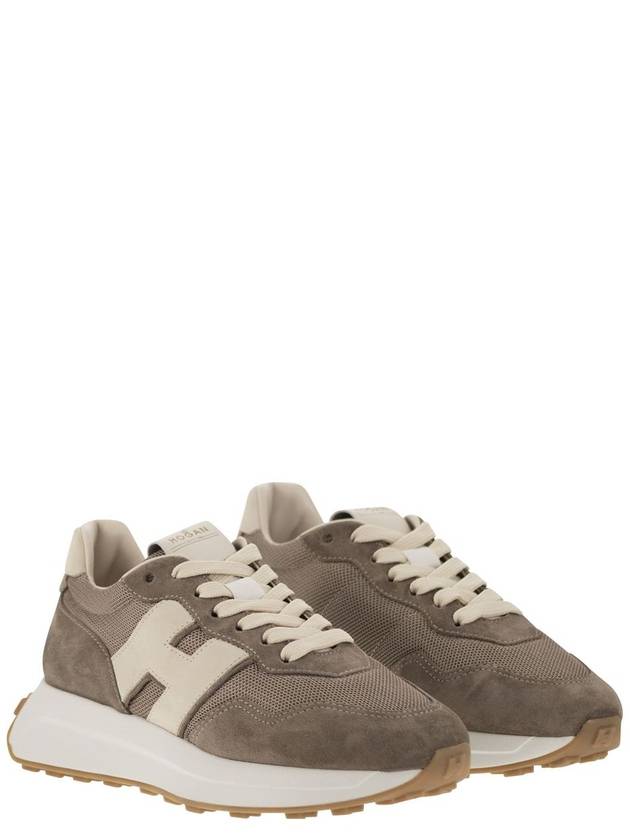 H641 - Leather and canvas trainers - HOGAN - BALAAN 4