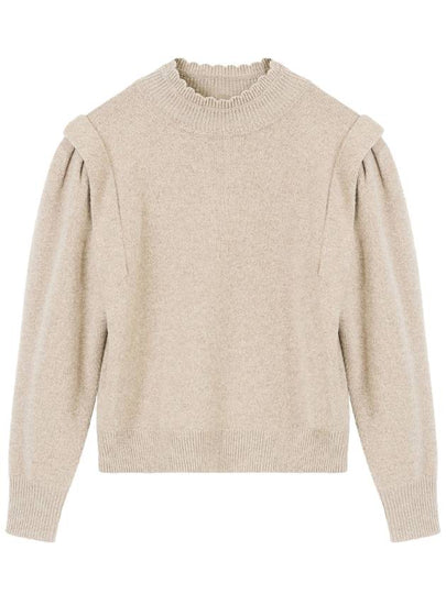 LUCILE Lucille wool sweater 2 types beige taupe PU1649 22A076E - ISABEL MARANT - BALAAN 2