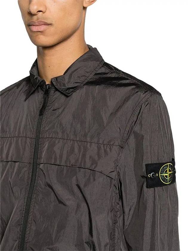 Cotton Twill Stretch Hooded Jacket Beige - STONE ISLAND - BALAAN 6