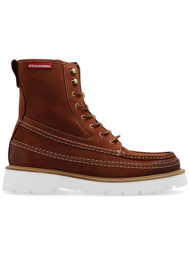 Dsquared2 Ankle Boots ‘Explorer’, Men's, Brown - DSQUARED2 - BALAAN 1