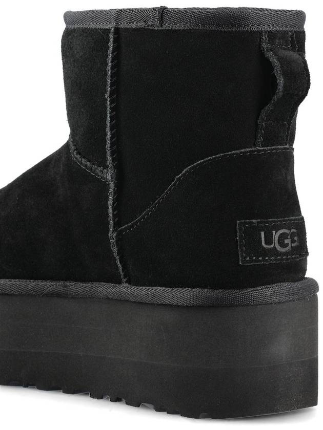 Classic Mini Platform Suede Winter Boots Black - UGG - BALAAN 5