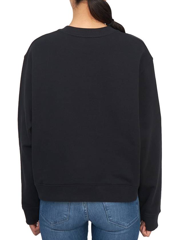 Embroidered Logo Sweatshirt Black - TORY BURCH - BALAAN 4