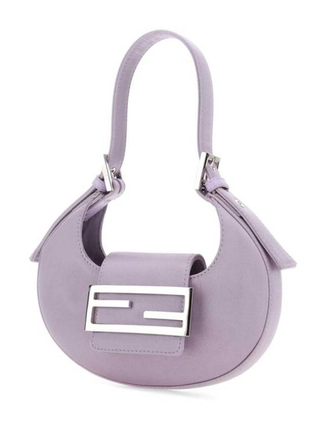 FF Cookie Mini Satin Hobo Shoulder Bag Lilac - FENDI - BALAAN 3