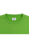 Kids Basic Fleece Lens Sweatshirt Green - CP COMPANY - BALAAN 4