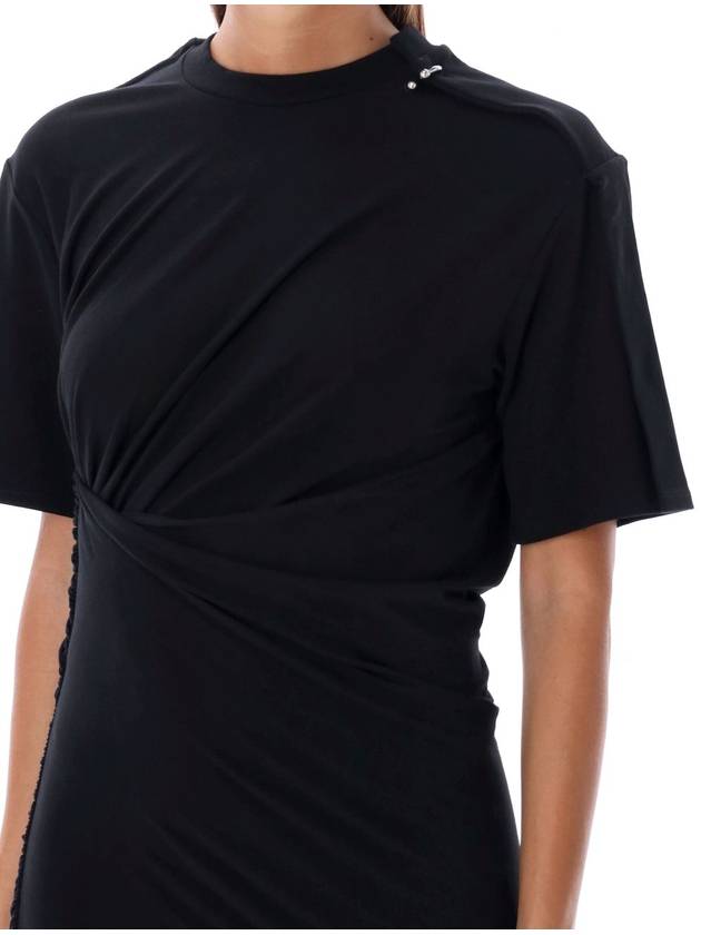 Ruched cotton mini dress - MUGLER - BALAAN 3