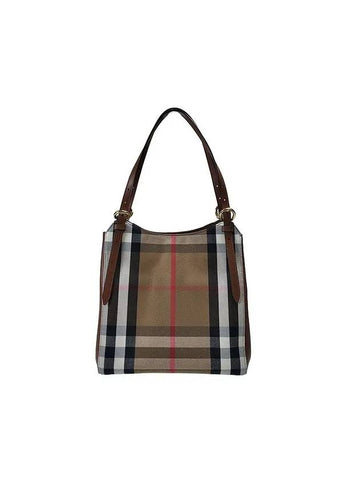 House Check Canterby Shoulder Bag Brown - BURBERRY - BALAAN 1