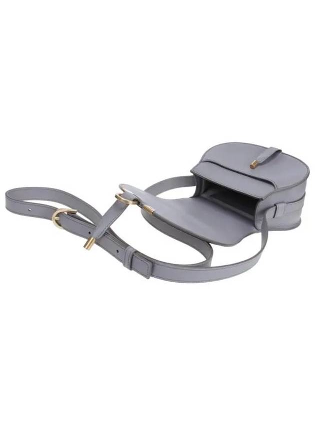 Marcie Saddle Small Grained Leather Cross Bag Grey - CHLOE - BALAAN 5