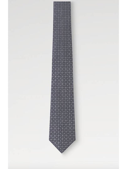 Tie Monogram Shadow Dot Silk Gray M90807 - LOUIS VUITTON - BALAAN 2