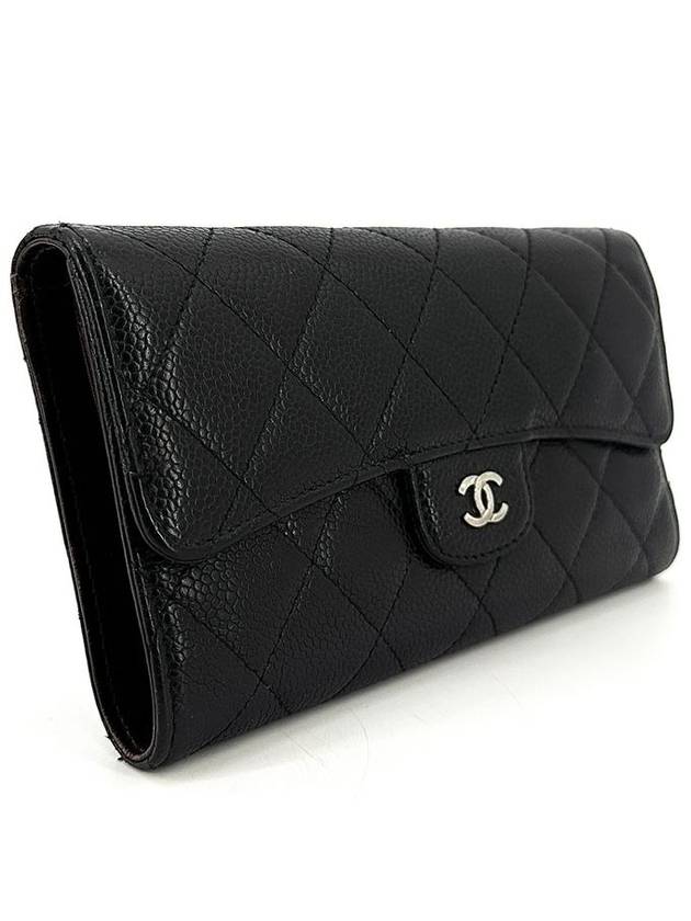 Classic caviar flap long wallet - CHANEL - BALAAN 5