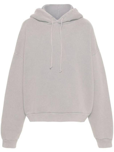 Logo Applique Organic Cotton Hoodie CI0138 - ACNE STUDIOS - BALAAN 1