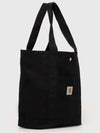 Canvas Tote Bag Black - CARHARTT WIP - BALAAN 3