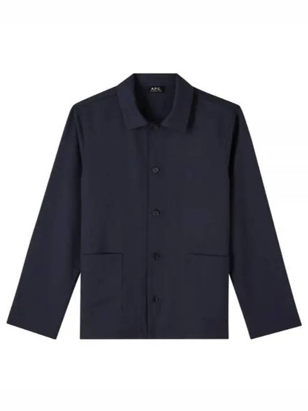 Kerlouan Wool Work Jacket Navy - A.P.C. - BALAAN 2