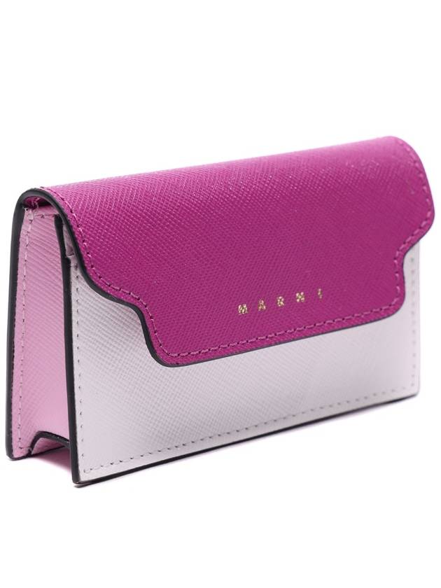 Saffiano Card Wallet Purple - MARNI - BALAAN 4