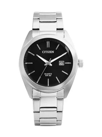 Analog Dial Watch Silver Black - CITIZEN - BALAAN 1