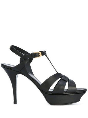 SAINT LAURENT TRIBUTE PLATFORM SANDALS 75mm - SAINT LAURENT - BALAAN 1