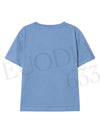 Baby Fox Patch Regular Short Sleeve T-Shirt Hampton Blue - MAISON KITSUNE - BALAAN 3