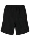 Heart Logo Swim Shorts Black - AMI - BALAAN 3