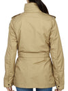 Women's Dulcie Snap Button Cuff Zip-Up Jacket Beige - PARAJUMPERS - BALAAN 6