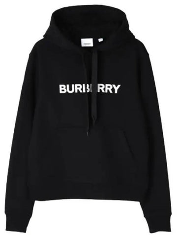 Logo print cotton hoodie - BURBERRY - BALAAN 1