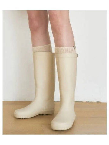 BSM RAIN BOOTS LONG SAND BEIGE - BENSIMON - BALAAN 1