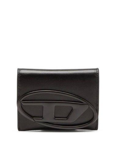 Holi-D Oval D Logo Card Wallet Black - DIESEL - BALAAN 1