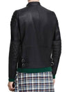 Oliver Leather Jacket Black - ACNE STUDIOS - BALAAN 10