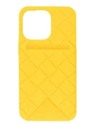 Intrecciato iPhone 13 Pro Phone Case Lemon - BOTTEGA VENETA - BALAAN 1