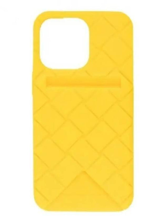 Intrecciato iPhone 13 Pro Phone Case Lemon - BOTTEGA VENETA - BALAAN 1