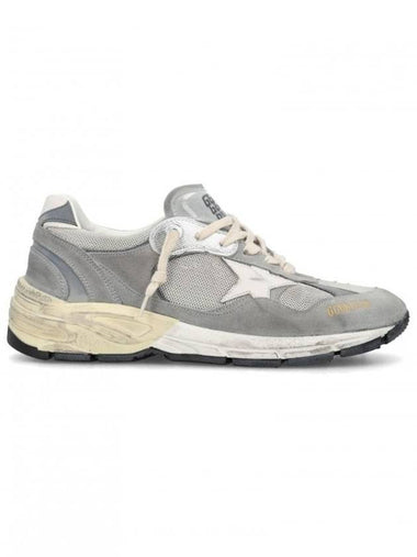 Dad-Star Low Top Sneakers Grey Silver White - GOLDEN GOOSE - BALAAN 1