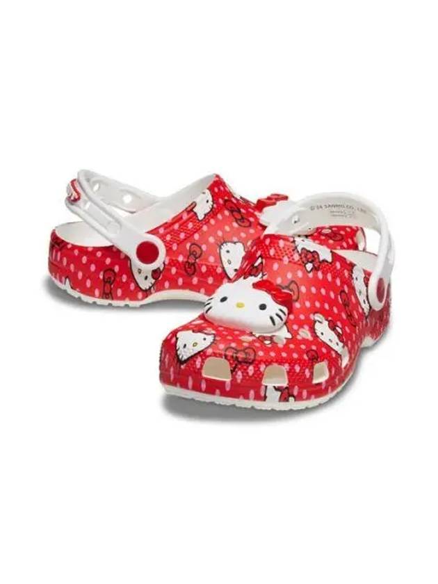 Kids HELLO KITTY RED CLASSIC CLOG K MUL 24SKCL210576 - CROCS - BALAAN 1