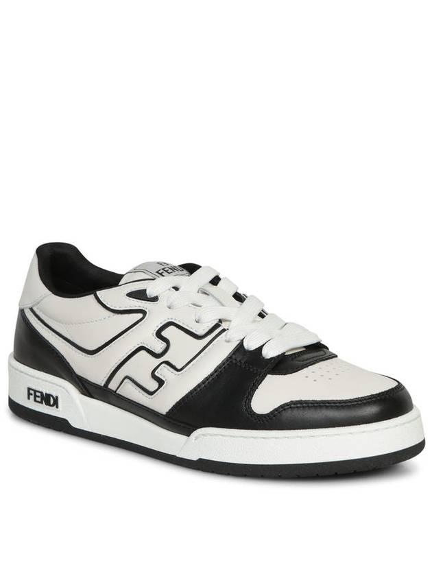 Match Low Top Sneakers Black - FENDI - BALAAN 4