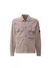 Corduroy Button Utility Shirt Jacket Purple - CP COMPANY - BALAAN 2