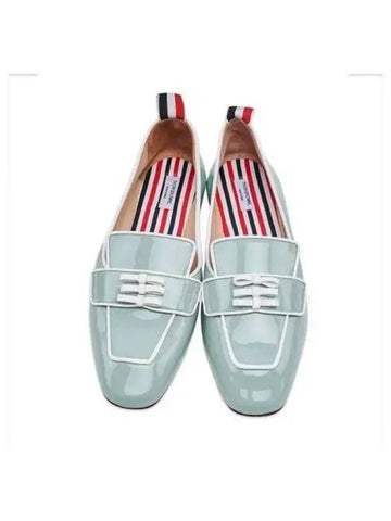 Soft patent leather three bow loafer 270715 - THOM BROWNE - BALAAN 1