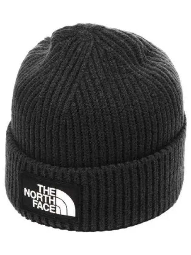 Logo Box Cuffed Beanie Hat - THE NORTH FACE - BALAAN 1