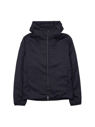 All-Over Jacquard Hooded Jacket Black - EMPORIO ARMANI - BALAAN 1