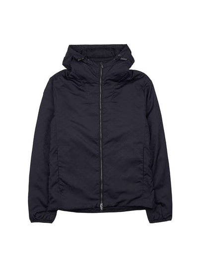 All-Over Jacquard Hooded Jacket Black - EMPORIO ARMANI - BALAAN 2