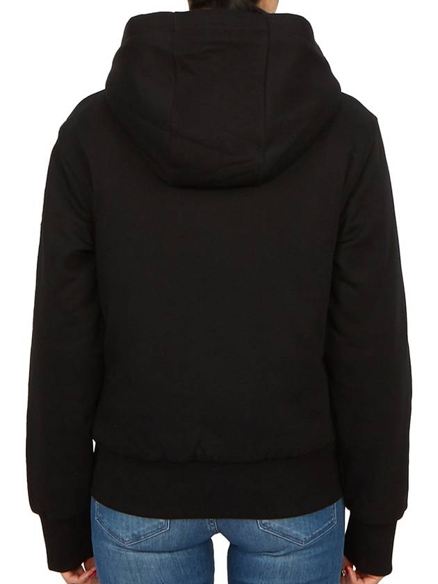 Classic Bunny 2 Zip Up Hoodie Black Lining Black - MOOSE KNUCKLES - BALAAN 8